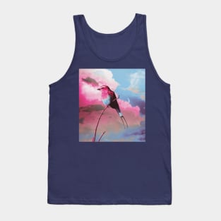 Colorful bird sky Tank Top